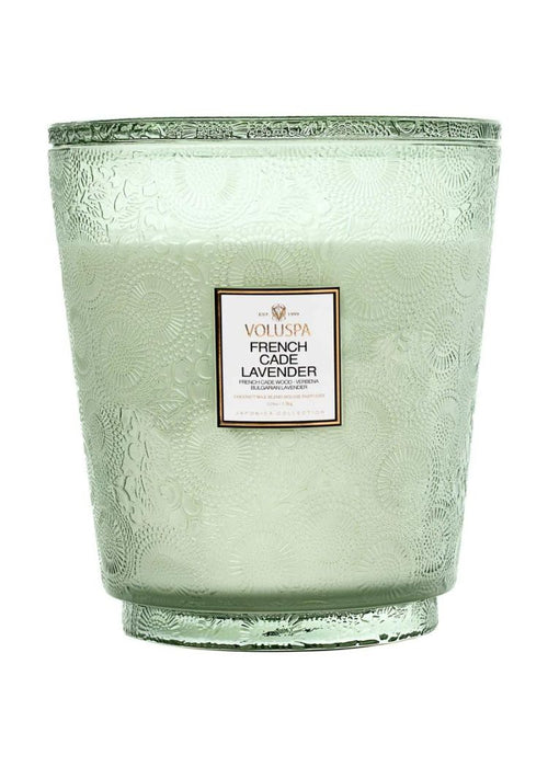 Voluspa French Cade 5 Wick Hearth Candle-Hand In Pocket