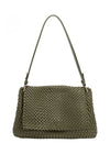 Natalia Shoulder Bag- Olive-Hand In Pocket