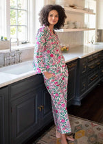 Mersea Over The Cotton Moon PJ Set- Peony Party-Hand In Pocket