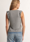 Z Supply Marielle Flutter Tank - Heather Grey ***FINAL SALE***-Hand In Pocket