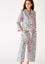 Mersea Over The Cotton Moon PJ Set- Peony Party-Hand In Pocket