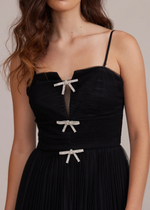 Ayana Tulle Dress- Black-Hand In Pocket