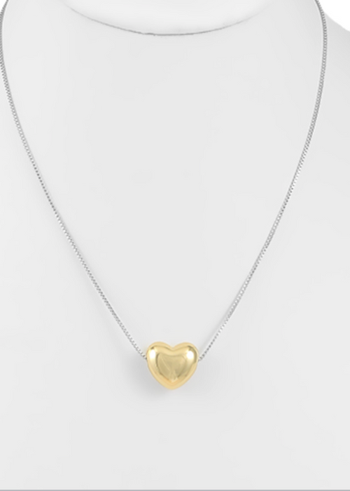 Merin Heart Necklace-Hand In Pocket