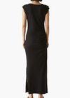 Michael Stars Calliope Extended Sleeve Maxi Dress-BLACK-Hand In Pocket