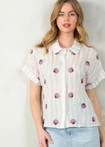 THML Coquina Button Down Top ***FINAL SALE***-Hand In Pocket