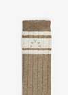 Varley Malissa Plush Ribbed Socks- Mink Taupe-Hand In Pocket