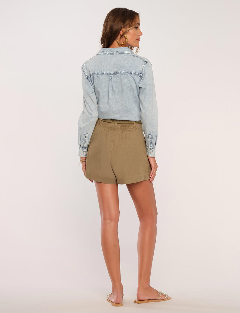 Heartloom Imogen Shorts - Birch ***FINAL SALE***-Hand In Pocket