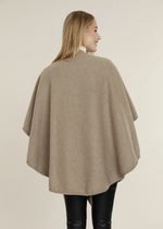 Cara Interlock Wrap- Taupe-Hand In Pocket