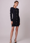 Line + Dot Jones Mini Dress- Black-Hand In Pocket