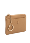 Lupe Nutmeg Vegan Card Case Wallet-Hand In Pocket