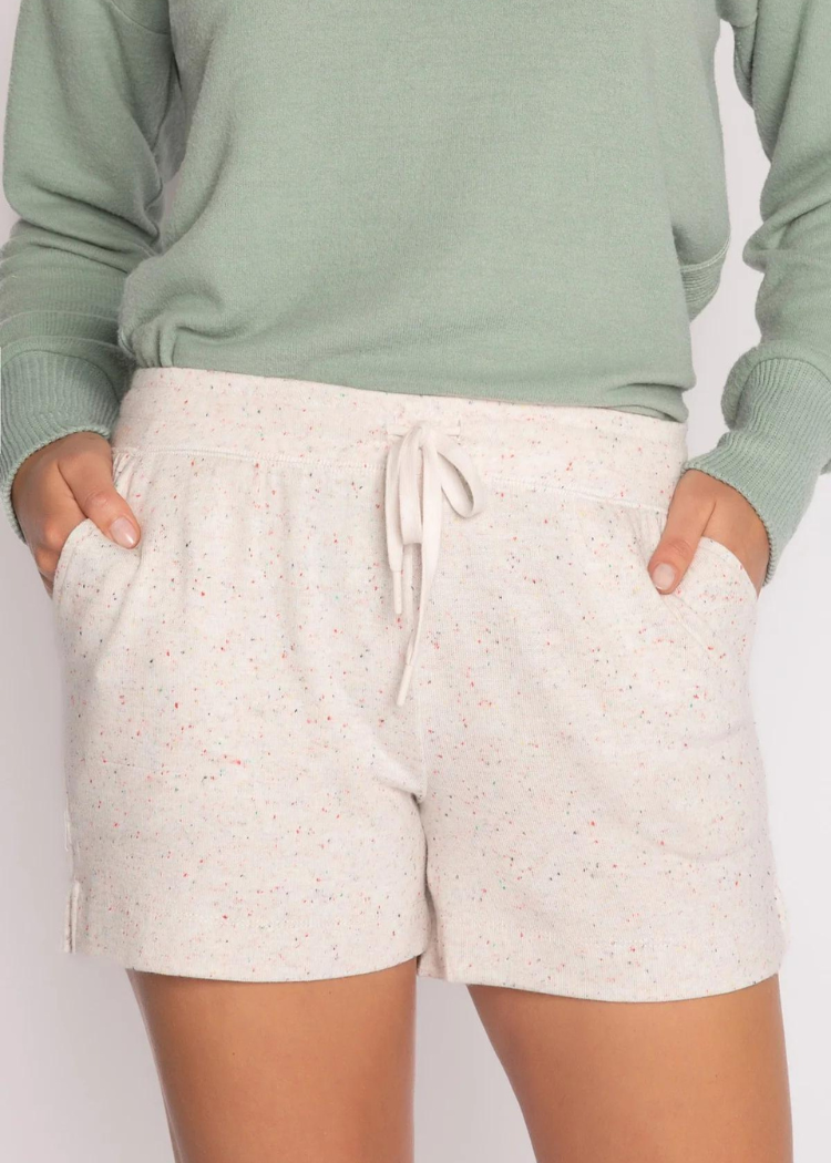 Amelia Short Coz Confetti - Oatmeal ***FINAL SALE***-Hand In Pocket