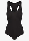 Commando Luxury Racer Back Bodysuit - Black ***FINAL SALE***-Hand In Pocket